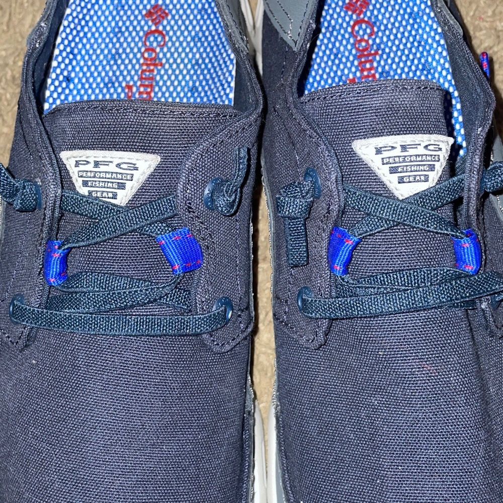 Columbia PFG Bahama Vent Relax Navy Men's Boat Shoes - Picture 3 of 8